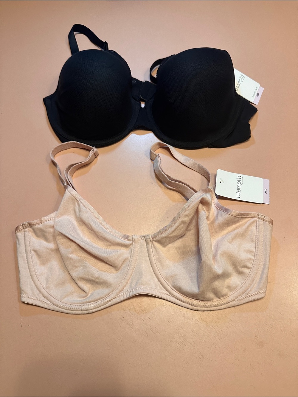 NWT Pair of BTempted by Wacoal Bras